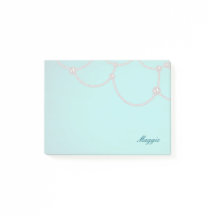 Opulente Perlen und Aqua