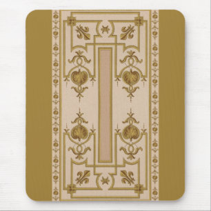 opulenter Goldbarockdruck Mousepad