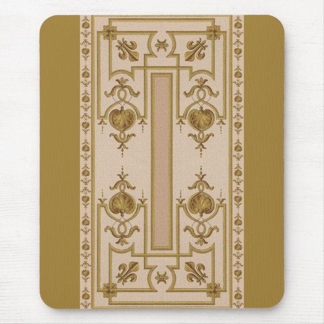 opulenter Goldbarockdruck Mousepad (Vorne)