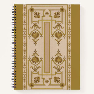 opulenter Goldbarockdruck Notizbuch