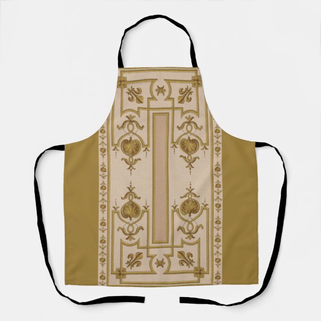opulenter Goldbarockdruck Schürze (Vorderseite)