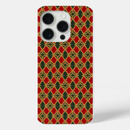 Opulous Gold and Red Floral Case-Mate iPhone Hülle
