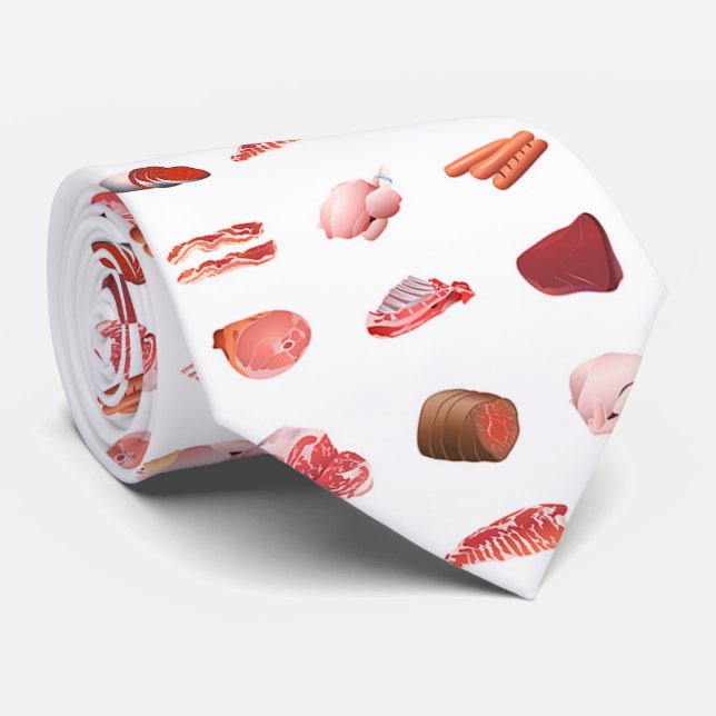 OPUS Fleisch und Geflügel Krawatte (Gerollt)
