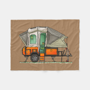 Opus Pop Up Camper RV Happy Camper Fleecedecke