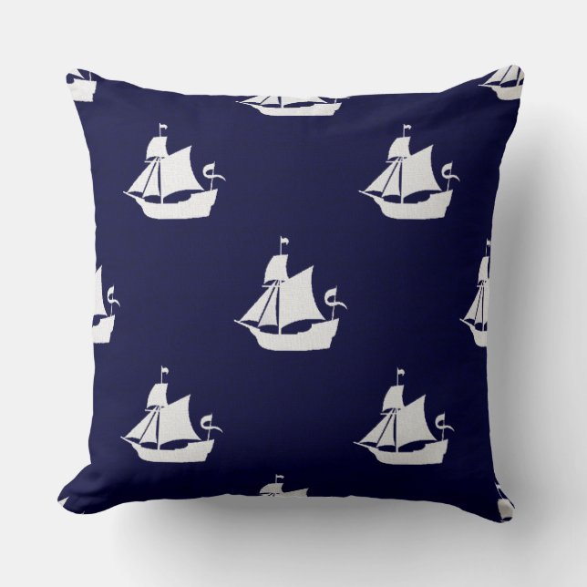 Opus Posh Ship Nautical Kissen (Vorderseite)