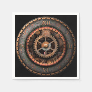 Opus Posh Steampunk Gears Serviette