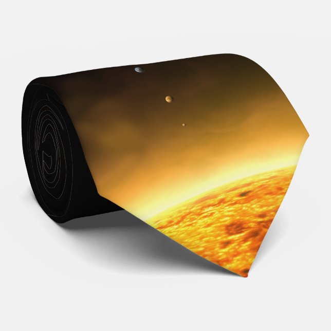 OPUS Sonnensystem Krawatte (Gerollt)