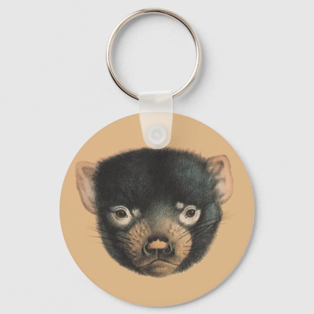 OPUS Tassie Devil: Am Rande des Aussterbens Schlüsselanhänger (Vorderseite)