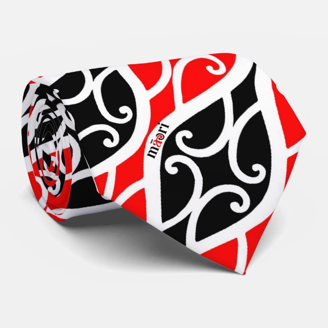 OPUS traditionelles Maori- Krawatte (Gerollt)