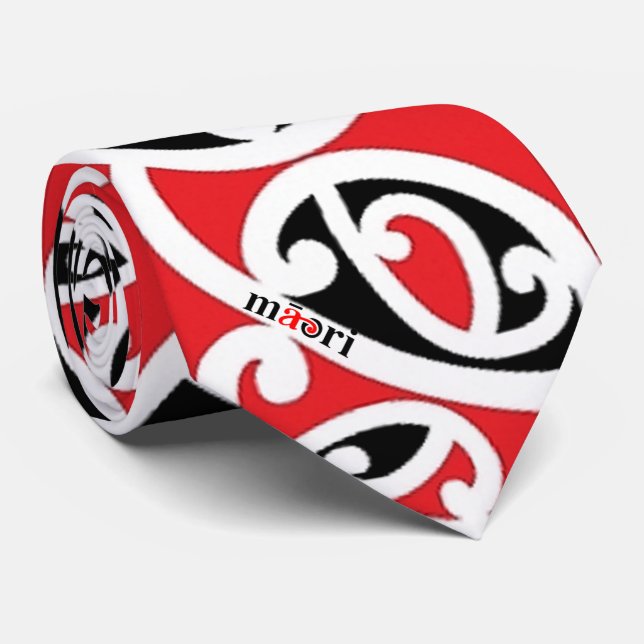 OPUS traditionelles Maori- Krawatte (Gerollt)