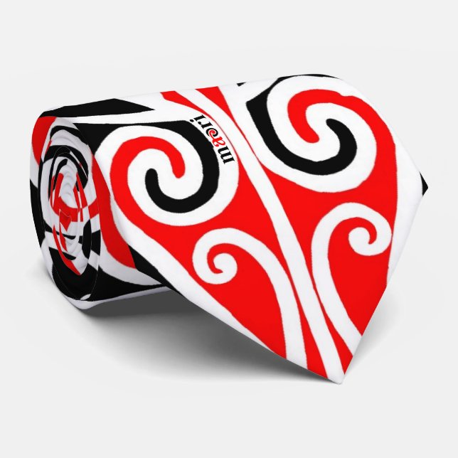 OPUS traditionelles Maori- Krawatte (Gerollt)