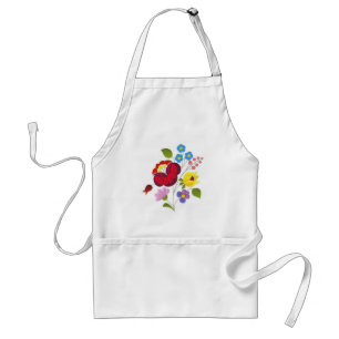 OPUS ungarische Blumen-Stickerei Schürze