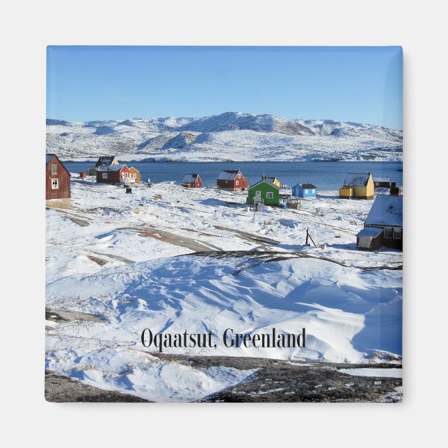 Oqatsut (Rodebay) Grönland Magnet (Vorne)