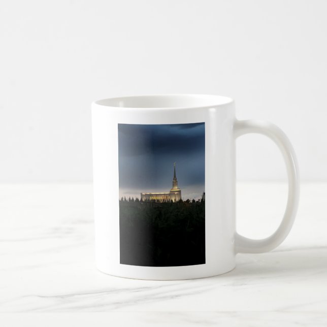 Oquirrh Mountain LDS Utah Tempel Kaffeetasse (Rechts)