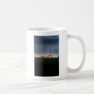 Oquirrhirsche Bergkulisse utah Tempel Kaffeetasse