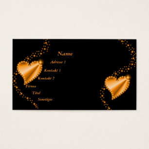 or, coeur arc-en-ciel jaune avec étoiles sur noir