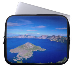 OR, Crater Lake NP, Wizard Island und Krater Laptopschutzhülle