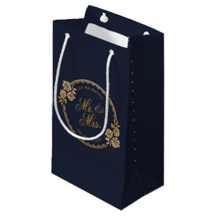 Or élégant personnalisé épousant le sac de cad