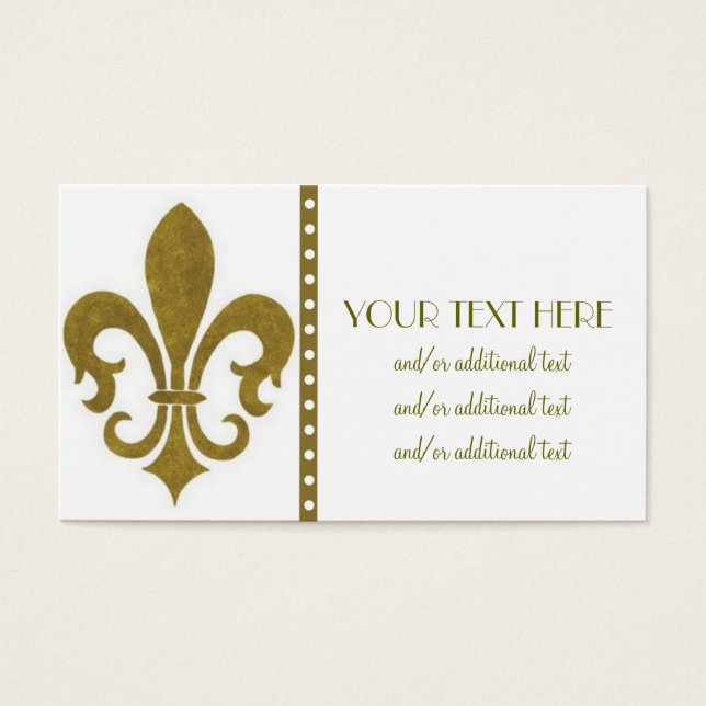 Or Fleur De Lis (Devant)