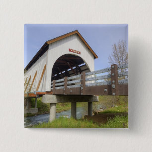 OR, Jackson County, McKee Covered Bridge Button