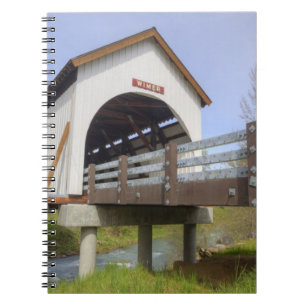 OR, Jackson County, McKee Covered Bridge Notizblock