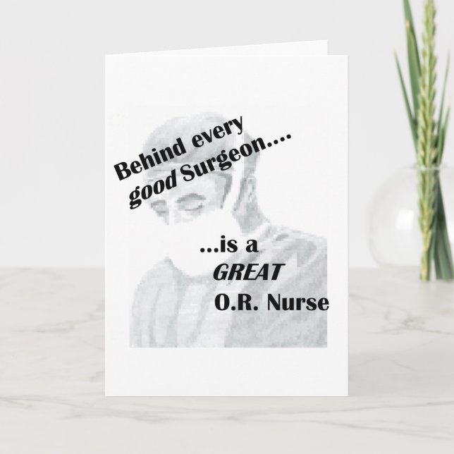 OR Nurse Karte (Vorderseite)