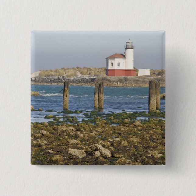 OR, Oregon Coast, Bandon, Coquille River 2 Button (Vorderseite)