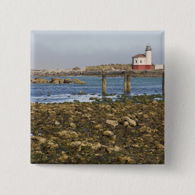 OR, Oregon Coast, Bandon, Coquille River Button (Vorderseite)