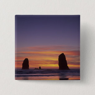 OR, Oregon Coast, Cannon Beach, Meeresfrüchte Button