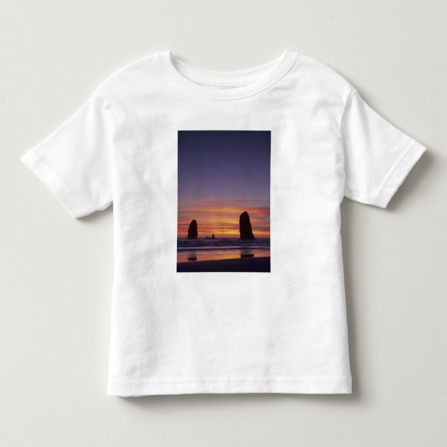 OR, Oregon Coast, Cannon Beach, Meeresfrüchte Kleinkind T-shirt (Vorderseite)
