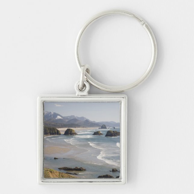 OR, Oregon Coast, Ecola Staat Park, Crescent Schlüsselanhänger (Vorne)