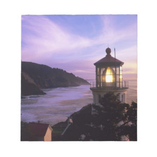 OR, Oregon Coast, Heceta Head Lighthouse on Notizblock