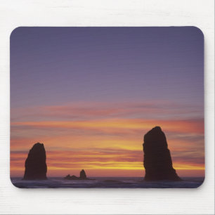 OR, Oregon-Küste, Cannon Beach, Brandungspfeiler b Mousepad