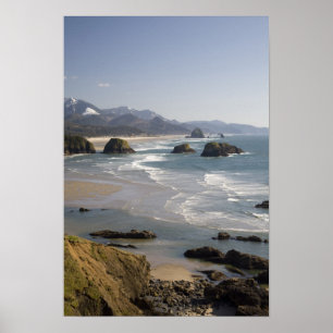 OR, Oregon-Küste, Ecola State Park, Blick auf Poster