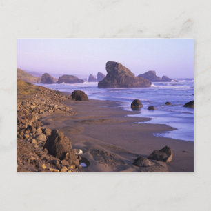 OR, Oregon-Küste, Myers Creek, Felsformationen Postkarte