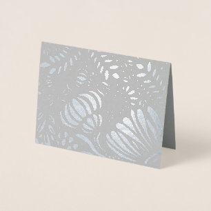 Or ou Argent Moderne élégant modèle floral