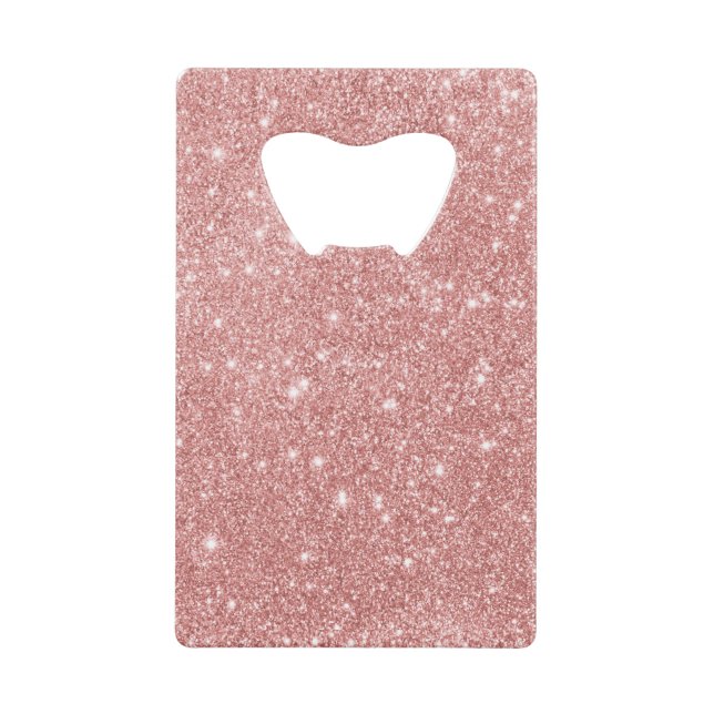 Or rose de parties scintillantes de luxe chics (Devant)