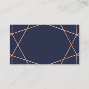 Or rose sur les cartes géométriques bleues