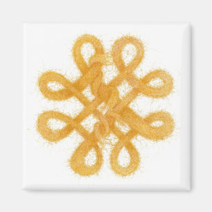 OR YARN CELTIC KNOT Magnet Carré