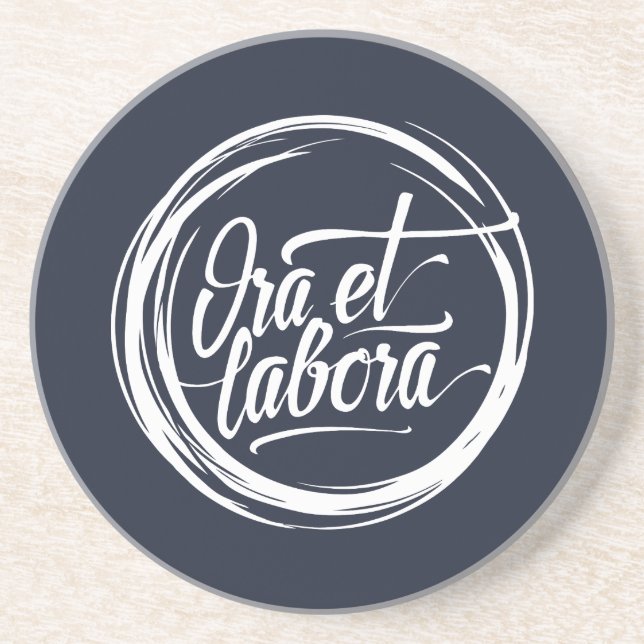 Ora et labora getränkeuntersetzer (Vorne)