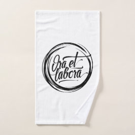 Ora et labora handtuch