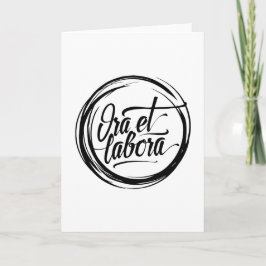 Ora et labora karte