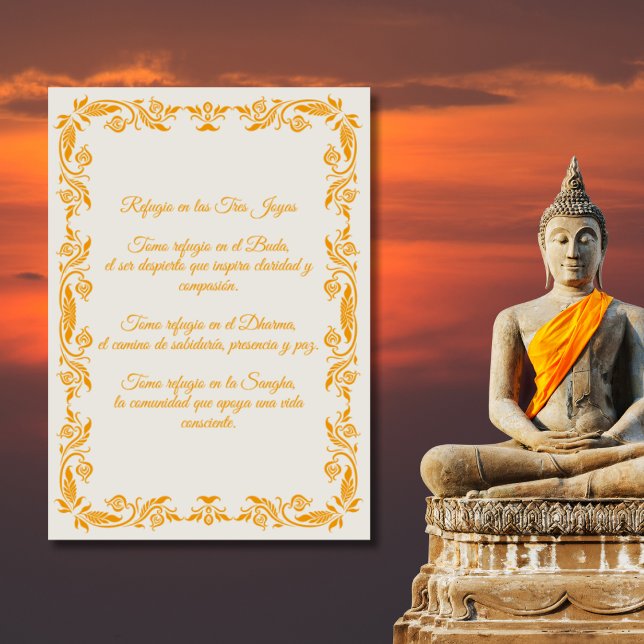 Oración Refugio Tres Joyas – Versión Adulta Poster (Von Creator hochgeladen)