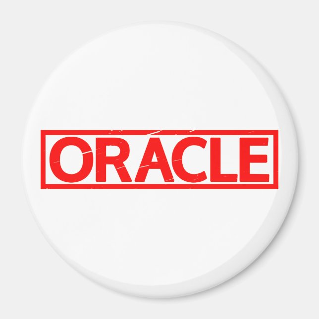 Oracle-Briefmarke Magnet (Vorne)