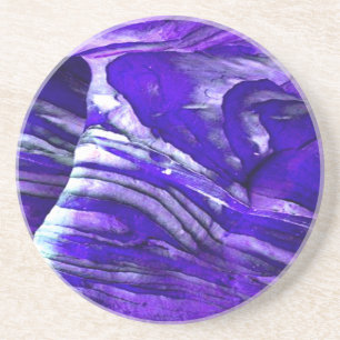 Oraganic Blue Waving Stones Untersetzer