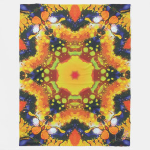 Orakel Kaleidoskop Fleecedecke