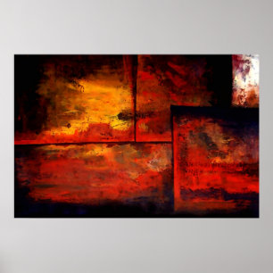 Oral Abstrakt Art Print Poster