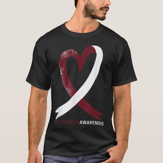 Orale Krebserkrankung Monat 2024 Throat Head Neck T-Shirt (Vorderseite)