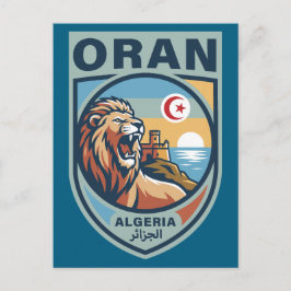 Oran Algeria North Africa Postkarte