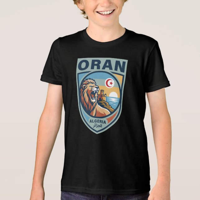 Oran Algeria North Africa Tri-Blend Shirt (Vorderseite)